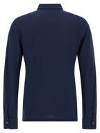 ZANONE Blue Cotton Blouse
