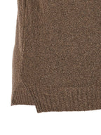 MA'RY'YA Brown Cotton Polo Shirt