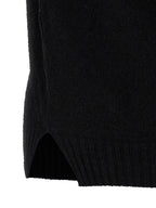 MA'RY'YA Black Cotton Polo Shirt