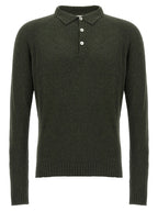 MA'RY'YA Bicolor Cotton Polo Shirt