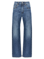 Brunello Cucinelli Blue Cotton Straight-Leg Jeans