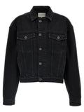 Loulou De Saison Black Organic Cotton Denim Jacket