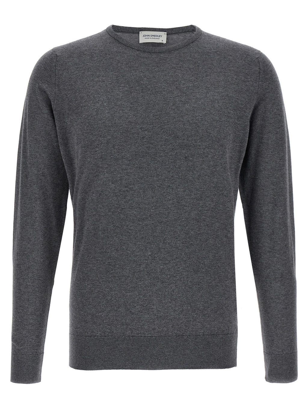 JOHN SMEDLEY Gray Cotton Cardigan
