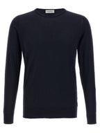 JOHN SMEDLEY Blue Cotton Cardigan