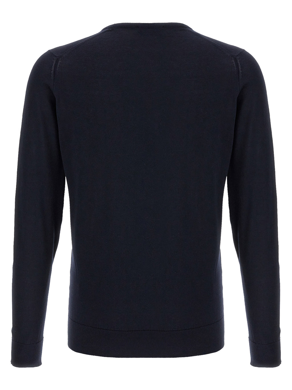 JOHN SMEDLEY Blue Cotton Cardigan