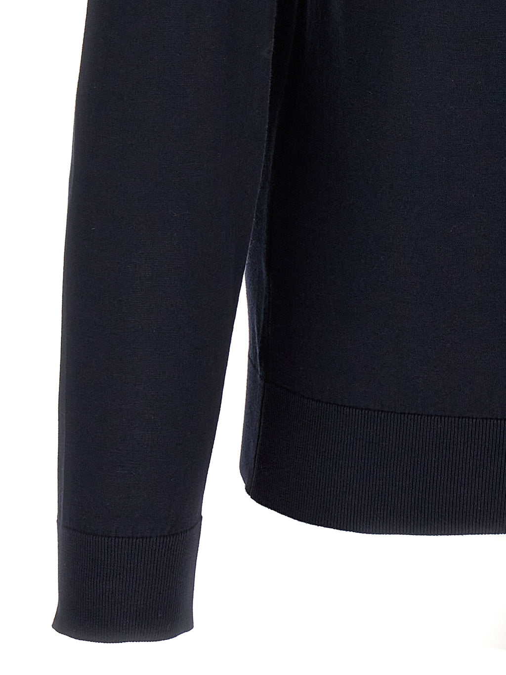 JOHN SMEDLEY Blue Cotton Cardigan