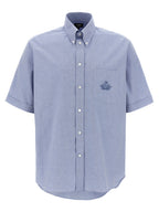 Fendi Blue Cotton Blouse