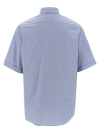 Fendi Blue Cotton Blouse