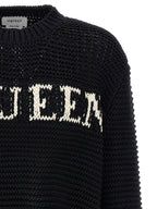 Alexander McQueen Bicolor Cotton Cardigan