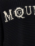 Alexander McQueen Bicolor Cotton Cardigan