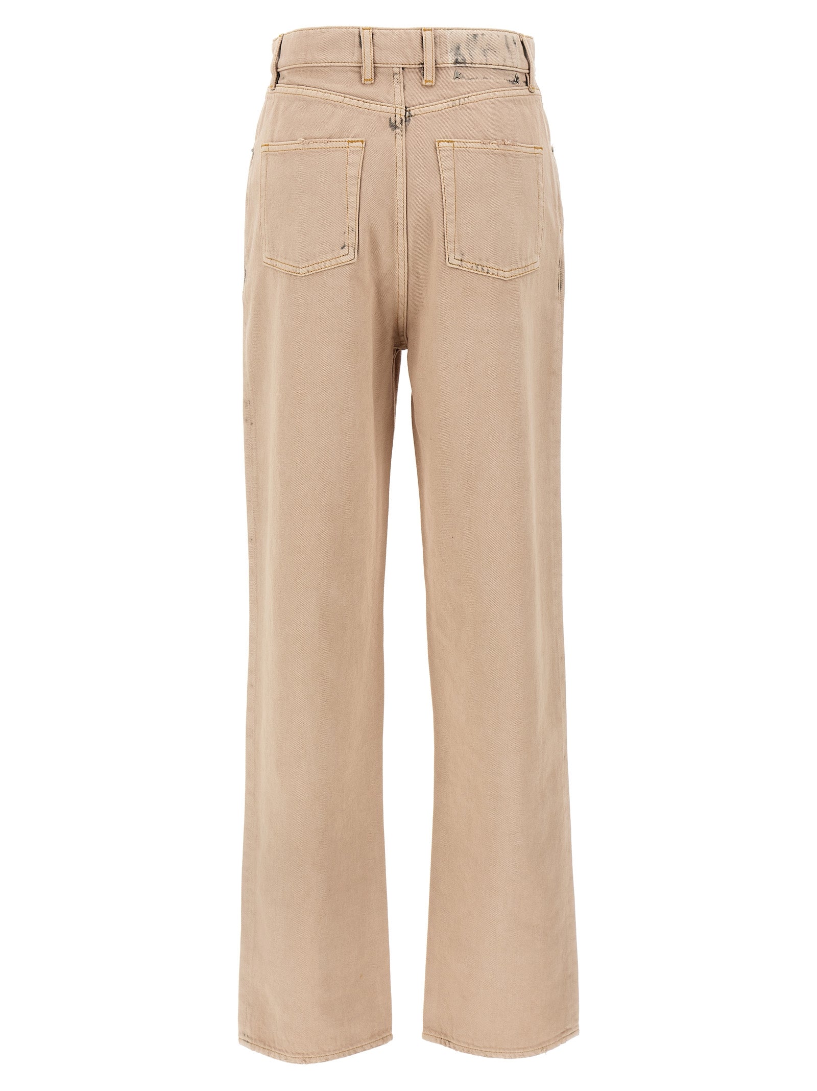 Multicolor Cotton Straight-Leg Jeans