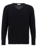 MA'RY'YA Black Cotton Cardigan
