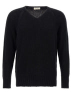 MA'RY'YA Black Cotton Cardigan