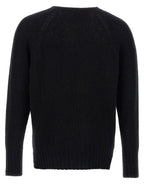 MA'RY'YA Black Cotton Cardigan