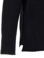 MA'RY'YA Black Cotton Cardigan