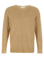 MA'RY'YA Beige Cotton Cardigan