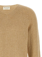MA'RY'YA Beige Cotton Cardigan