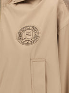 Fendi Brown Polyester Shell Jacket