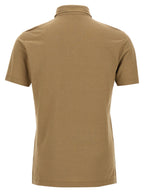 ZANONE Beige Cotton Polo Shirt