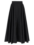 The Andamane Black Polyester Mini Skirt