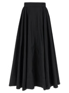 The Andamane Black Polyester Mini Skirt