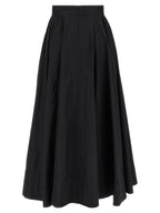 The Andamane Black Polyester Mini Skirt