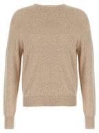 MA'RY'YA Beige Cotton Cardigan