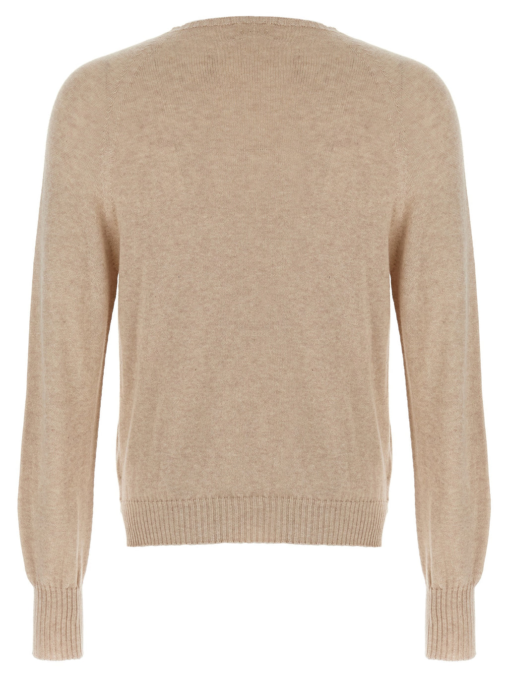 MA'RY'YA Beige Cotton Cardigan