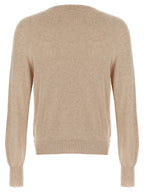 MA'RY'YA Beige Cotton Cardigan
