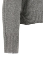 MA'RY'YA Gray Cotton Cardigan