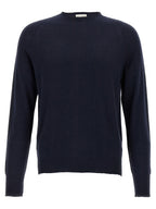 MA'RY'YA Blue Cotton Cardigan