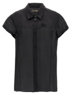 Khaite Black Silk Blouse