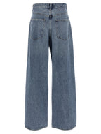 Agolde Blue Cotton Relaxed Fit Jeans