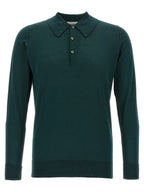 JOHN SMEDLEY Bicolor Cotton Polo Shirt
