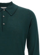 JOHN SMEDLEY Bicolor Cotton Polo Shirt