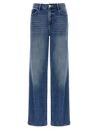 L'Agence Blue Cotton Jeans Denim