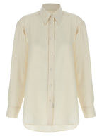 Brioni White Silk Blouse