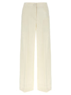 Brioni White Wool Casual Pants
