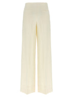 Brioni White Wool Casual Pants