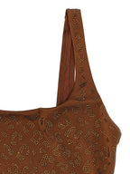 MC2 Saint Barth Brown Polyester One-Piece Swimsuit