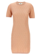 Fendi Multicolor Cotton Short Dress