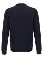 ZANONE Blue Virgin Wool Cardigan