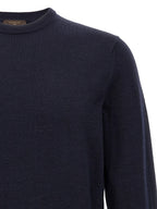 ZANONE Blue Virgin Wool Cardigan