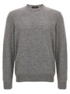 ZANONE Gray Virgin Wool Cardigan