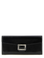 Roger Vivier Black Calfskin Cardholder