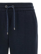 Brunello Cucinelli Blue Cotton Joggers (Workout Pants)