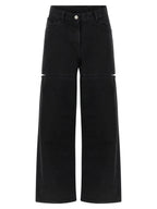 The Attico Black Cotton Jeans Denim