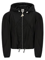 The Attico Black Polyamide Bomber