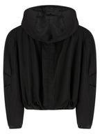 The Attico Black Polyamide Bomber