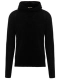 MA'RY'YA Black Virgin Wool Cardigan